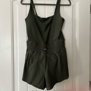 Elegant Olive Green Jumpsuit